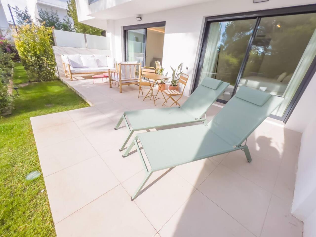 마르베야 Bajo Con Jardin En La Milla De Oro 아파트 외부 사진